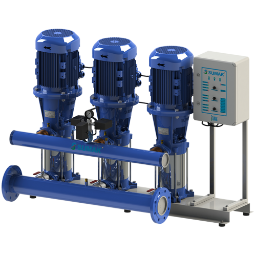 Sumak SHT24C 750/5 144 Daire 11 Kat Düşey Milli Kademeli Hidrofor