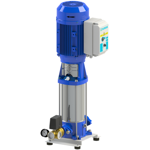 Sumak SHTPD16A-750/12 Paslanmaz Çark ve Difüzörlü Inline Pompa