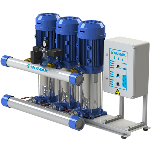 Sumak SHT16C 550/5 160 Daire 14 Kat Düşey Milli Kademeli Hidrofor