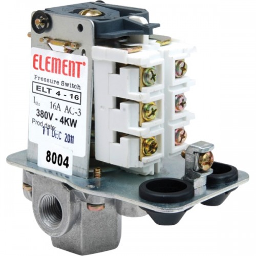 Element 2-8 Bar Tahliyesiz Trifaze Basınç Şalteri 