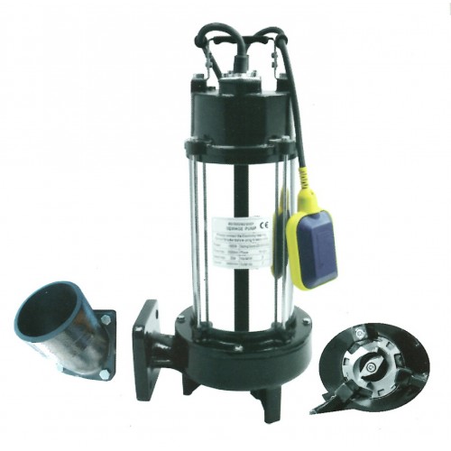 Leo V1500DF Bıçaklı 1.5KW Foseptik Dalgıç Pompası