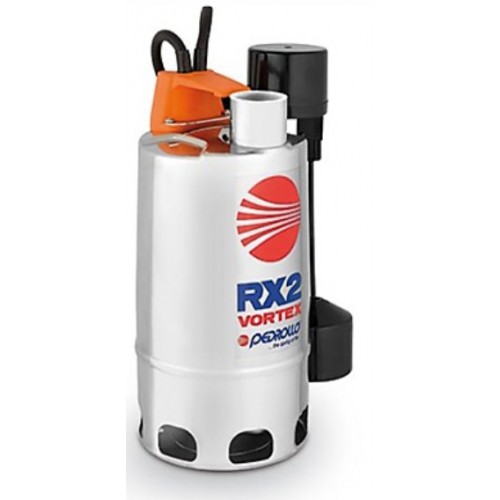 Pedrollo RXm 3/20-GM Vortex - Gizli Flatörlü Full Paslanmaz Drenaj Dalgıç Pompası