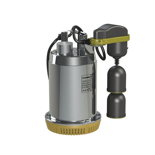 Sumak SDF6A Asansör Flatörlü Paslanmaz Gövdeli Drenaj Dalgıç Pompası