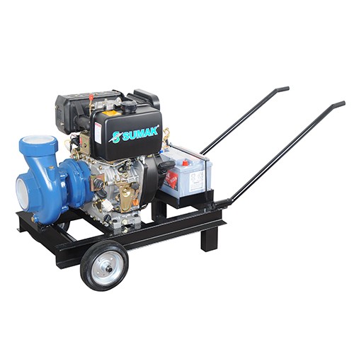 Sumak SMT750/4 D 7.5HP Marşlı Dizel Motopomp