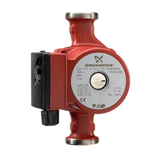 Grundfos UPS 25-60 N Dişli Bağlantılı Paslanmaz Gövdeli Sirkülasyon Pompası